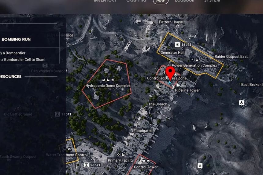 Dam Controlled Access Zone Key в ARC Raiders - место применения 1