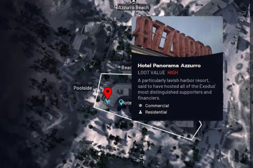 Hotel Keycard No. 102 в ARC Raiders - место применения 1