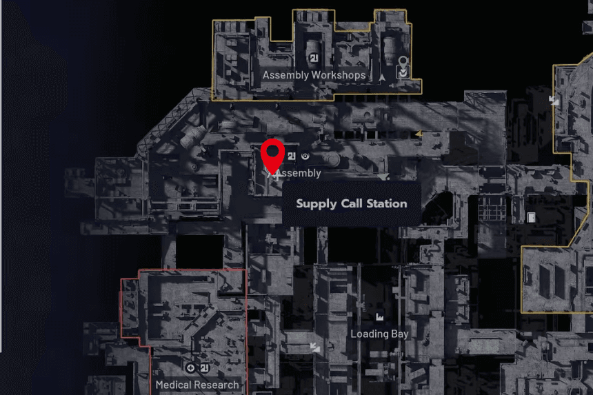 Stella Montis Assembly Admin Key в ARC Raiders - место применения 2