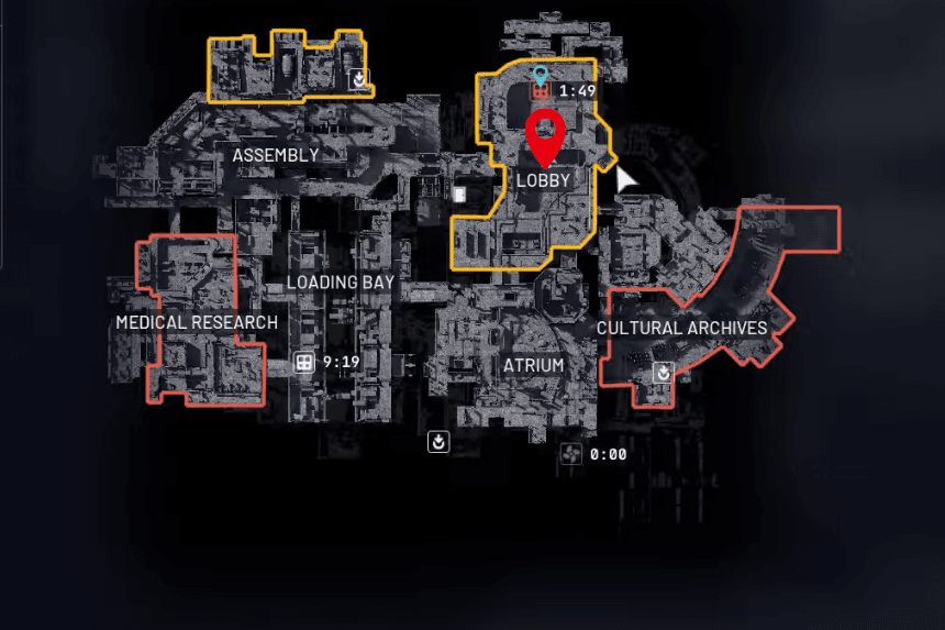 Stella Montis Security Checkpoint Key в ARC Raiders - место применения 2