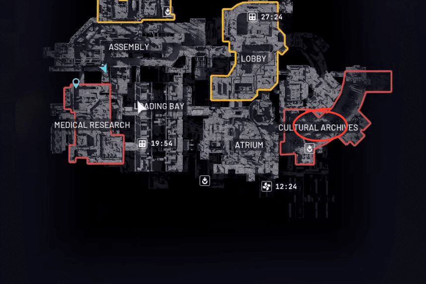 Stella Montis Medical Storage Key в ARC Raiders - изображение ключа 1