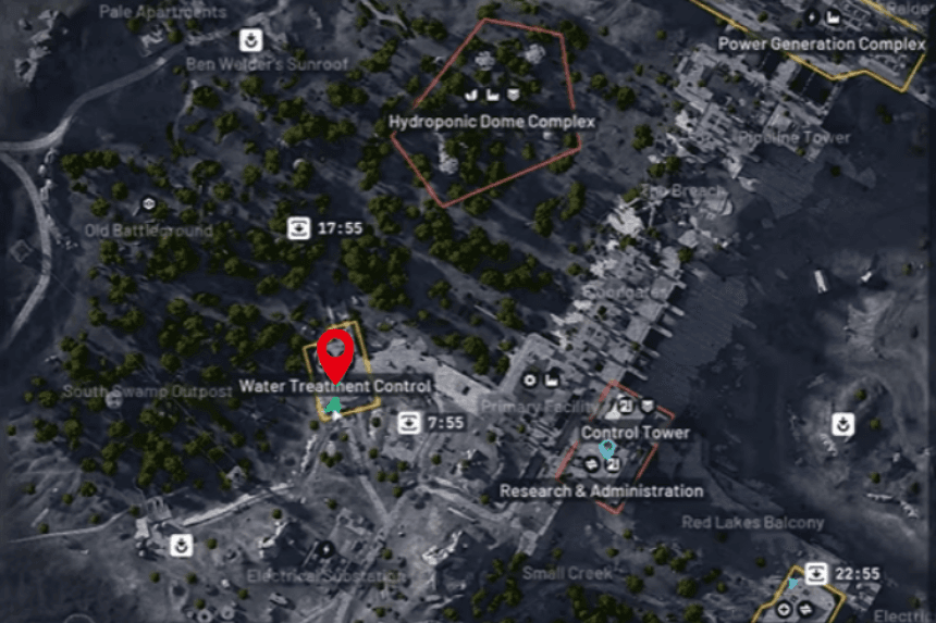 Dam Surveillance Key в ARC Raiders - место применения 3