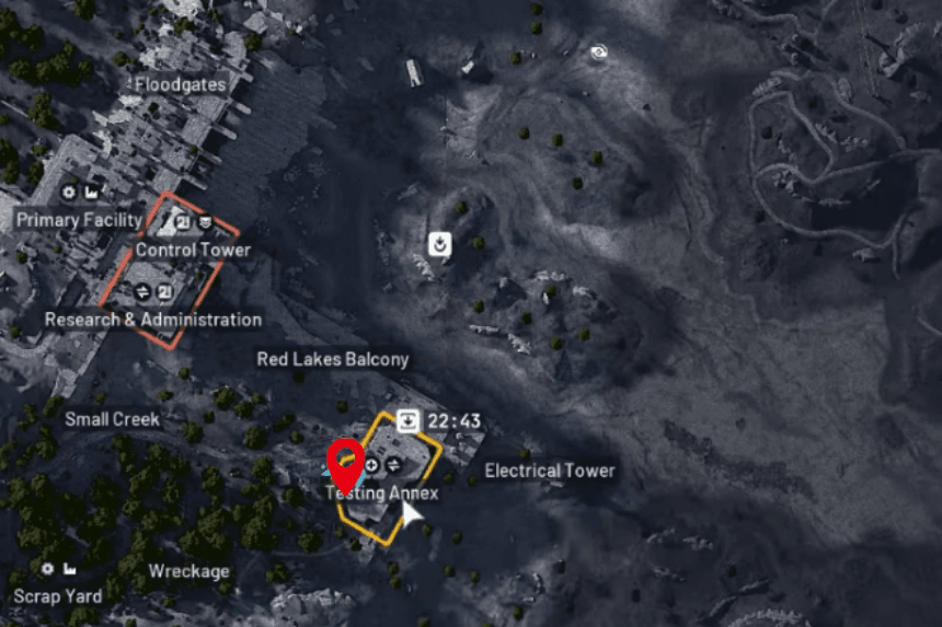 Dam Testing Annex Key в ARC Raiders - место применения 4