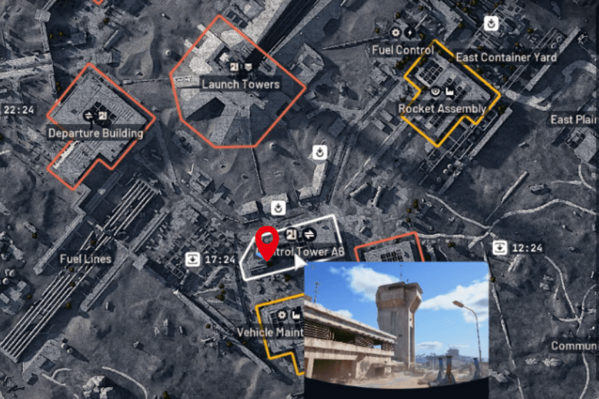 Spaceport Ground Control Key в ARC Raiders - место применения 3